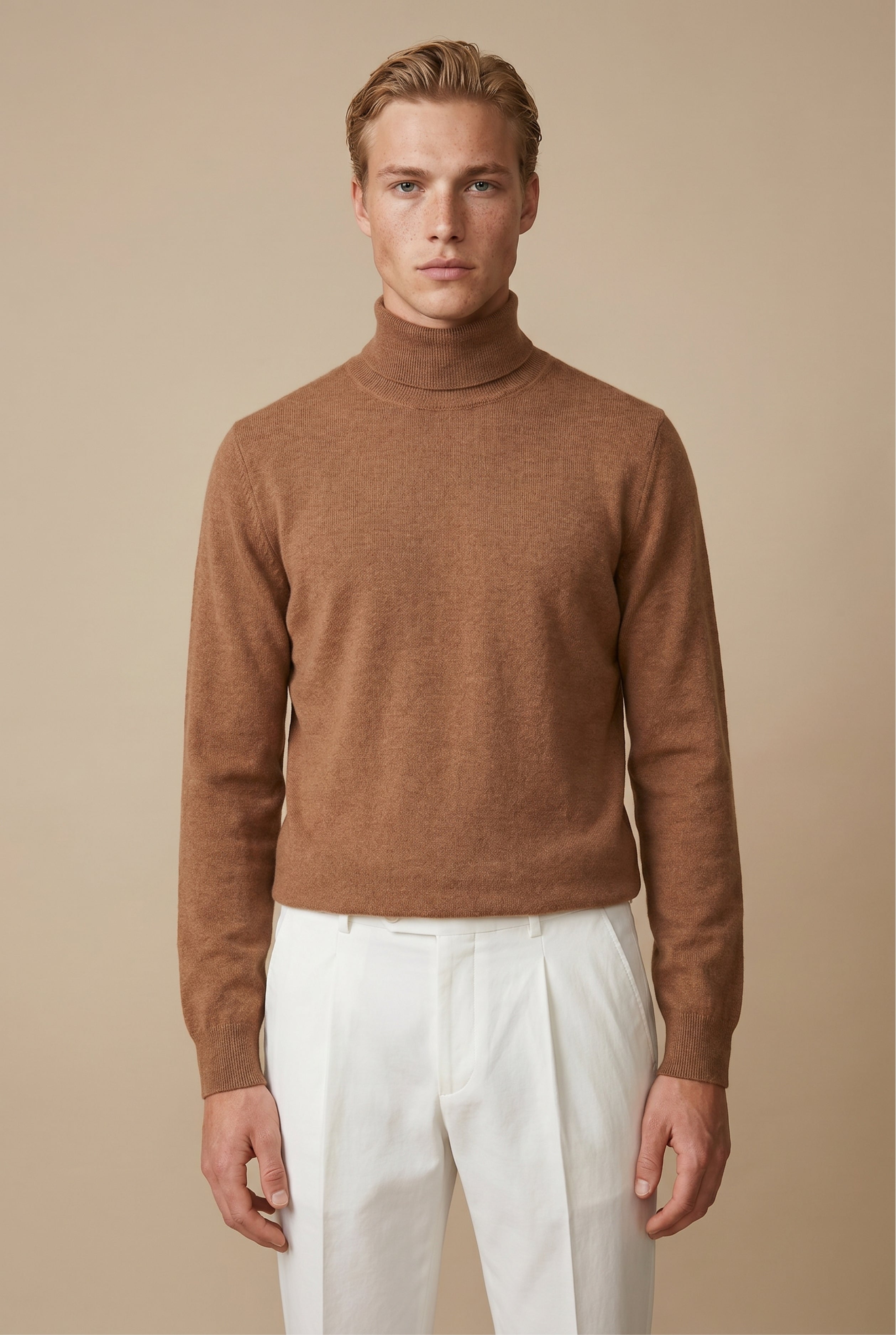 Cavalién Extrafine Rollneck Brown