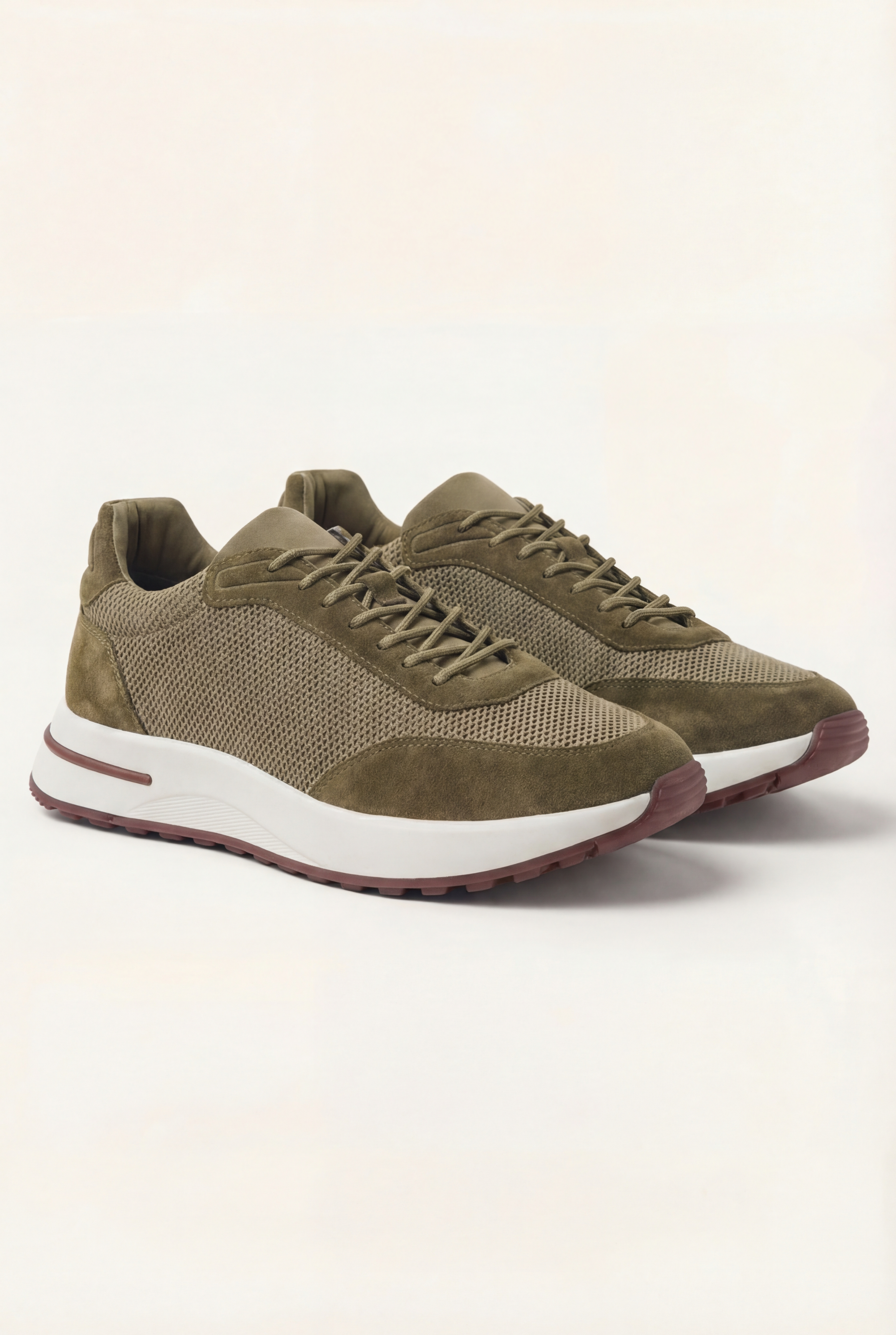 Cavalién Trainer Suede Olive Green