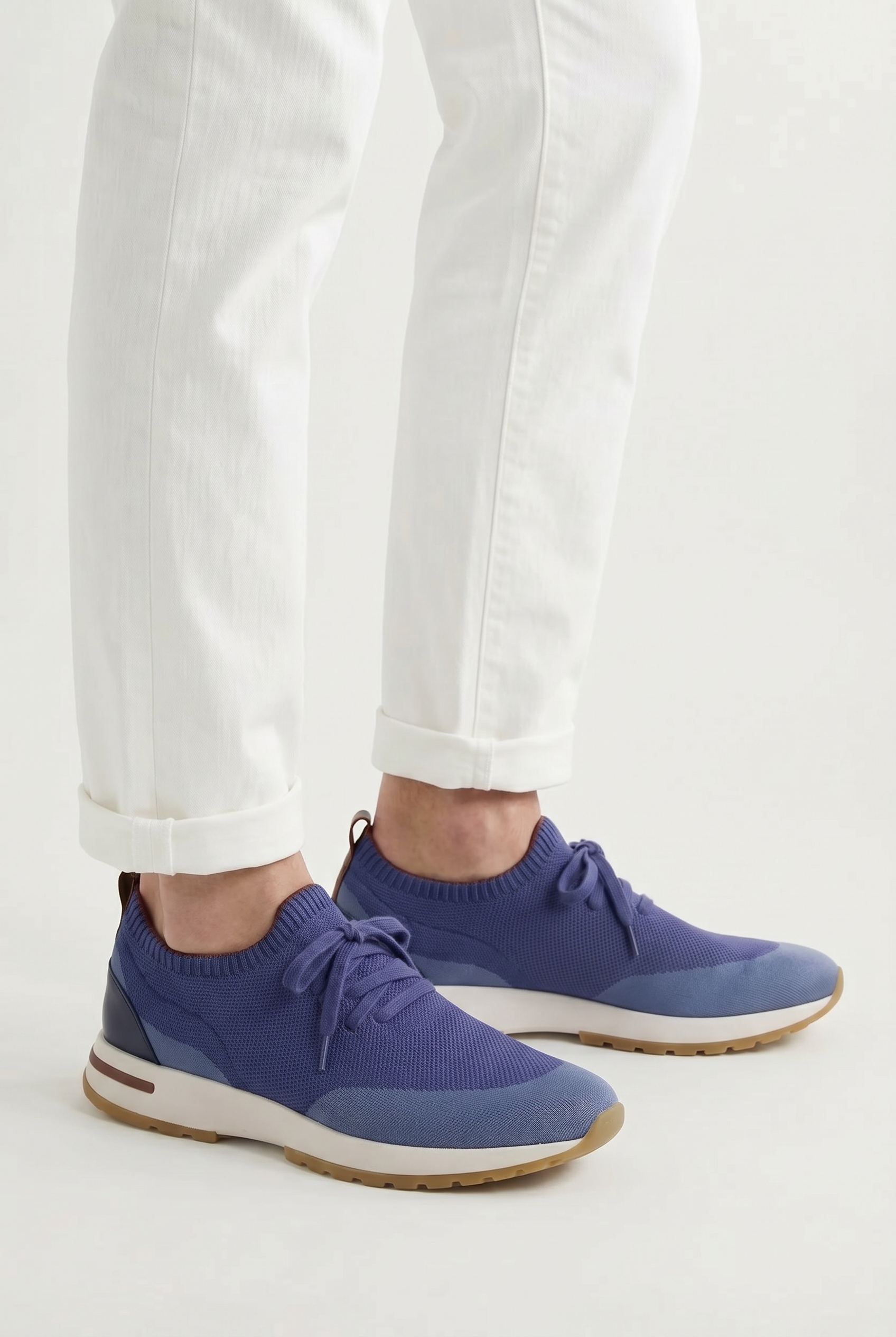 Cavalién Knit Sneaker Cobalt