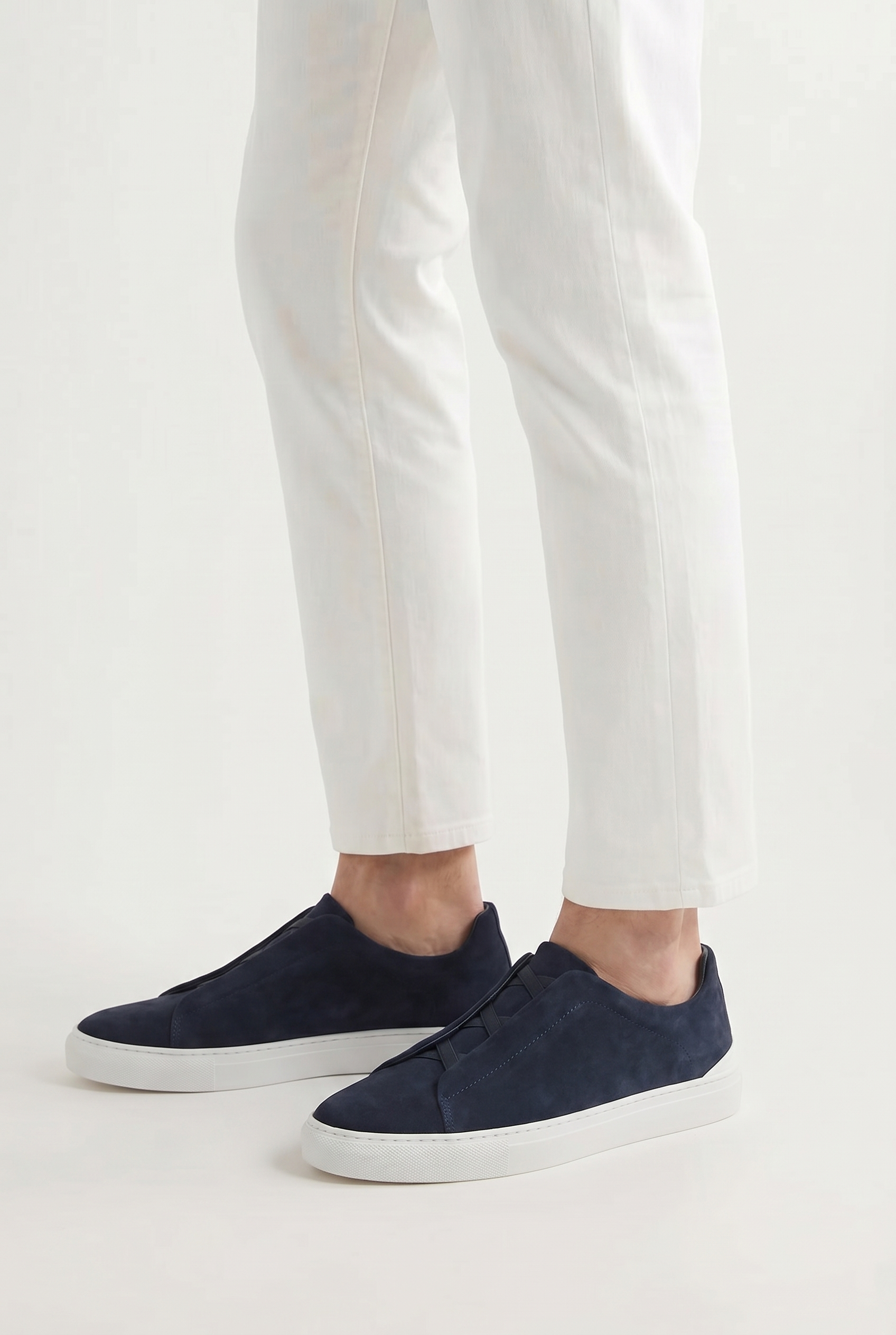 Monaco Suede Sneaker Navy