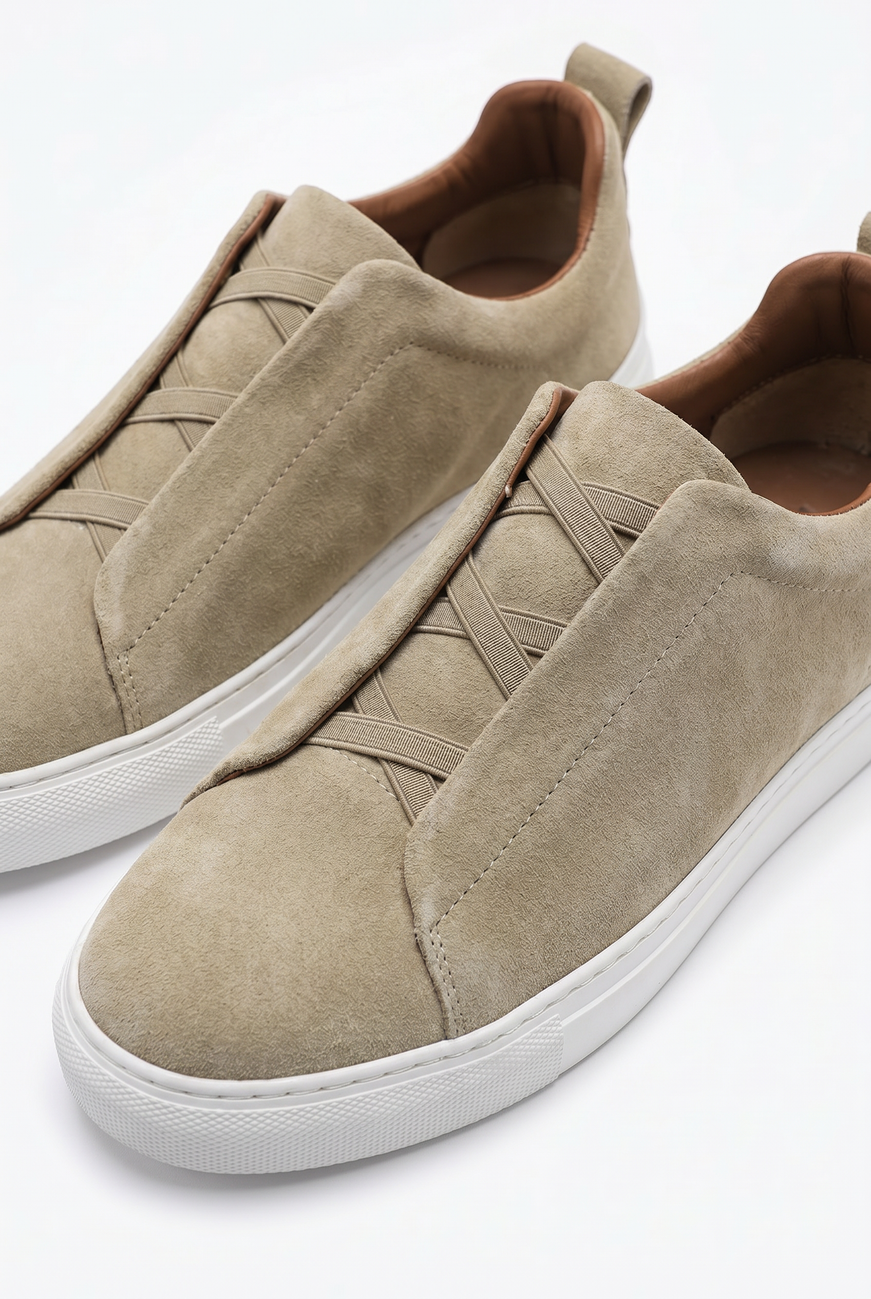 Monaco Suede Sneaker Saga Olive