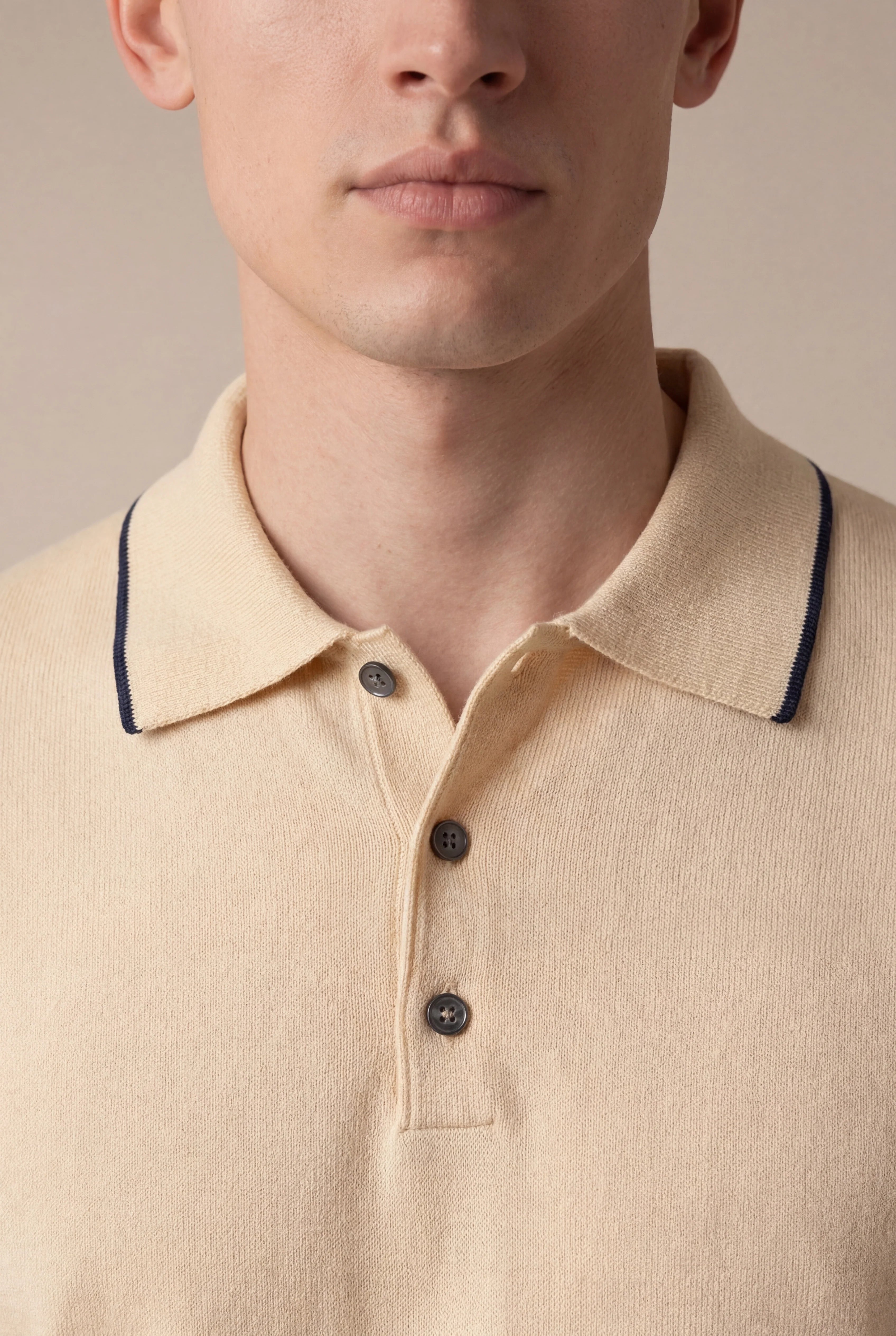Beige Preditor Polo