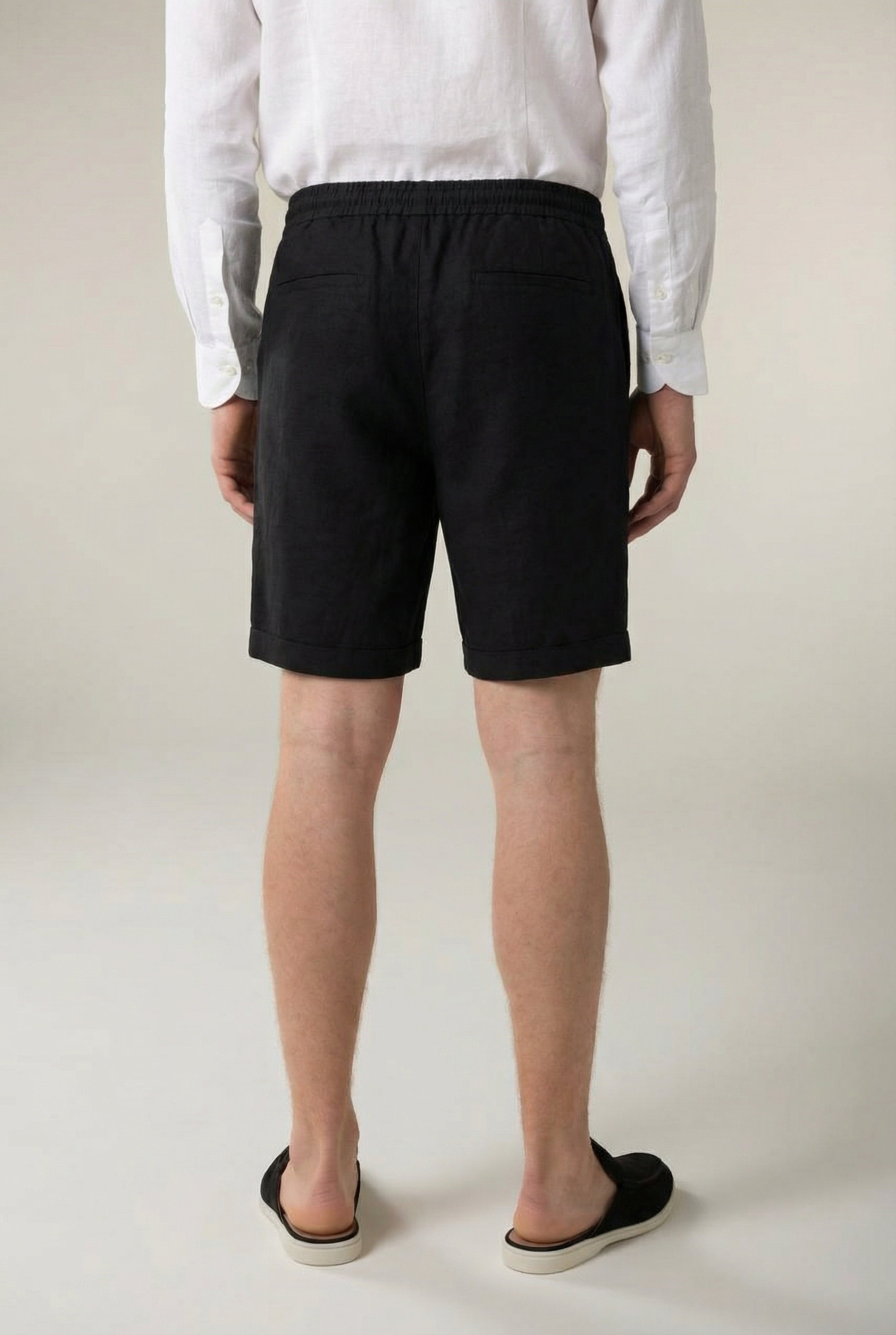 Cavalién Linen Short Black