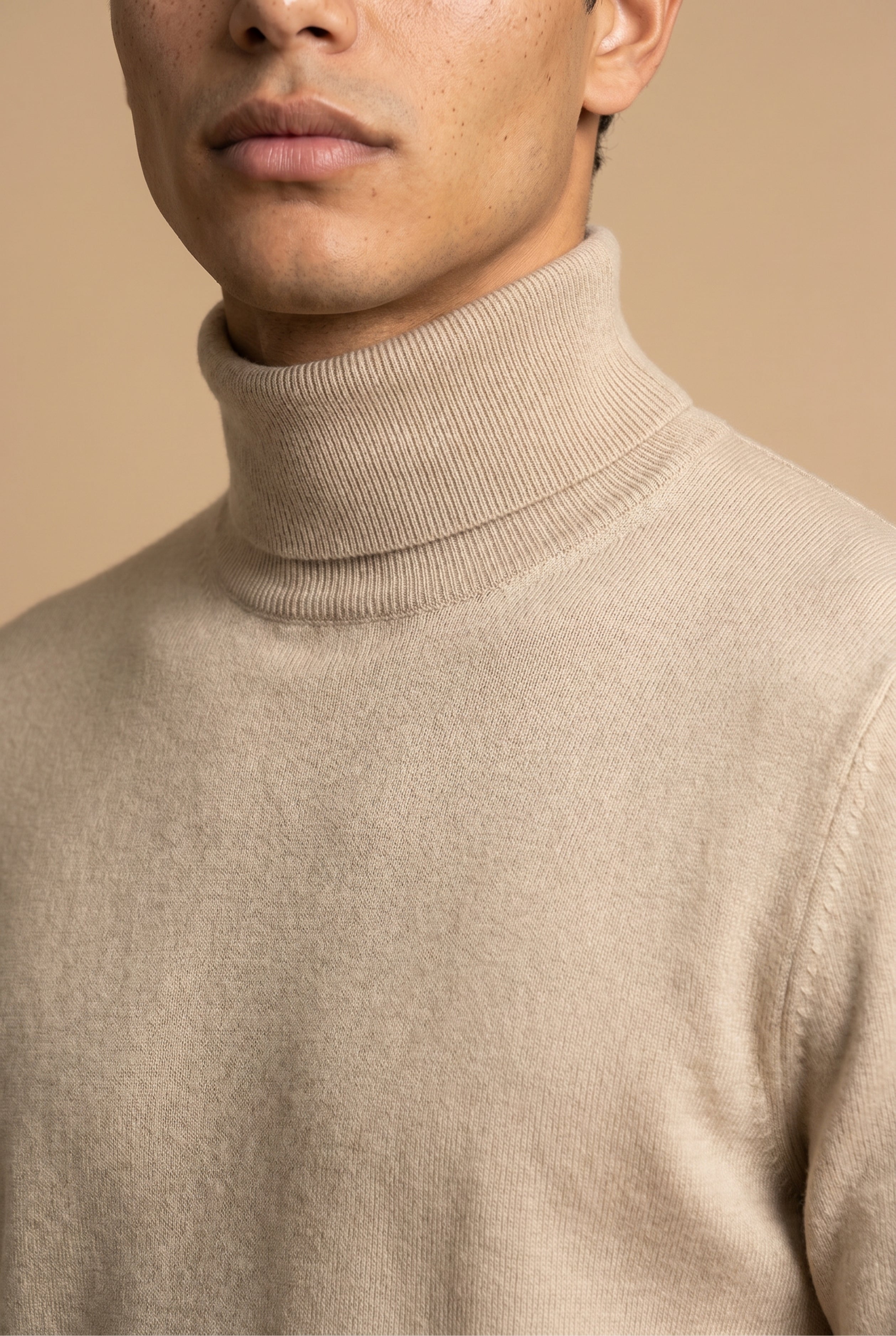 Cavalién Extrafine Rollneck Sand