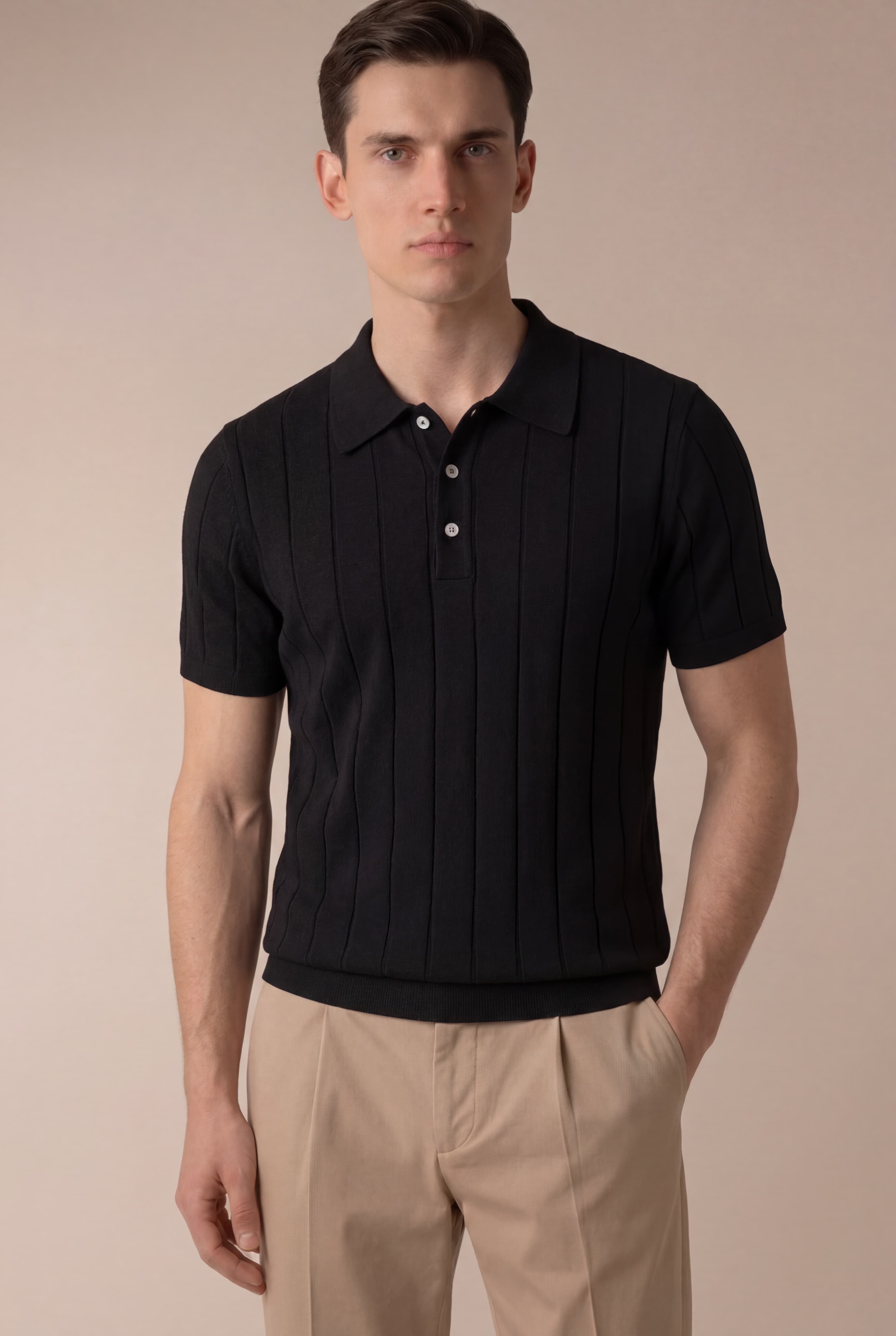 Black Venezia Polo
