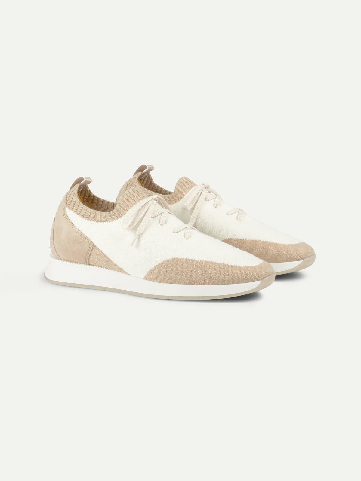 Light Beige Active Knit Sneaker