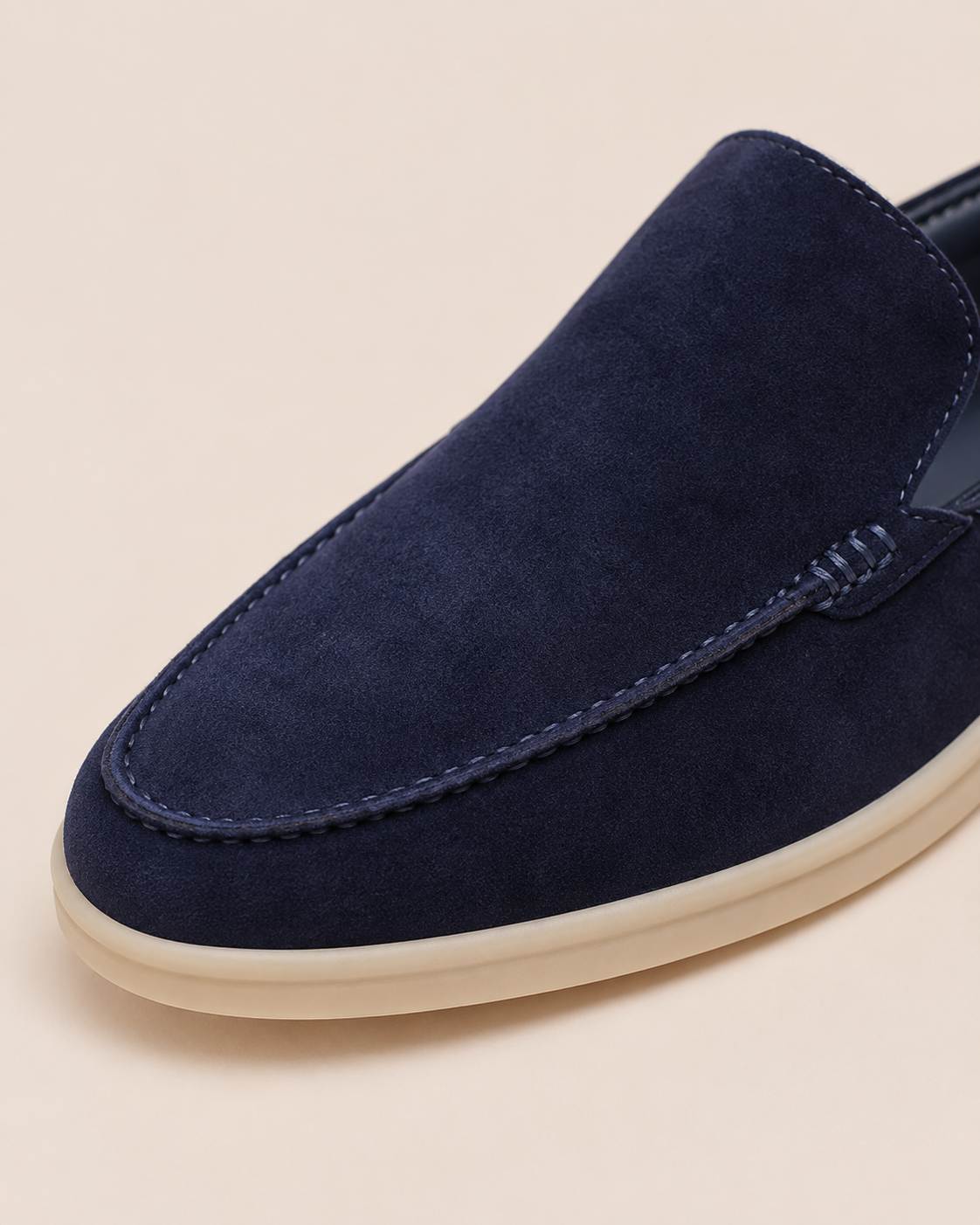Lady Dark Blue Yacht Slipper