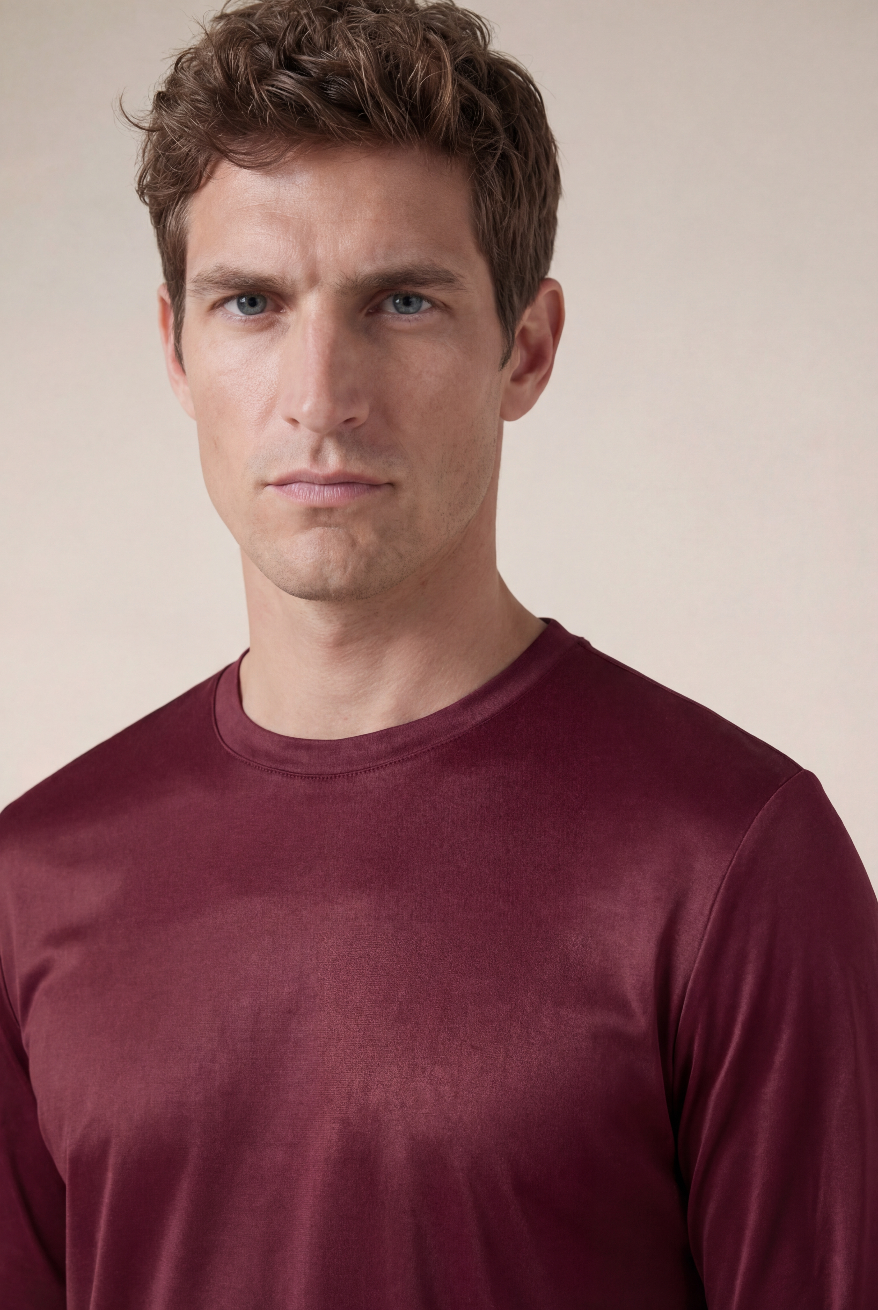 Cavalién Long Sleeve Tee Burgundy