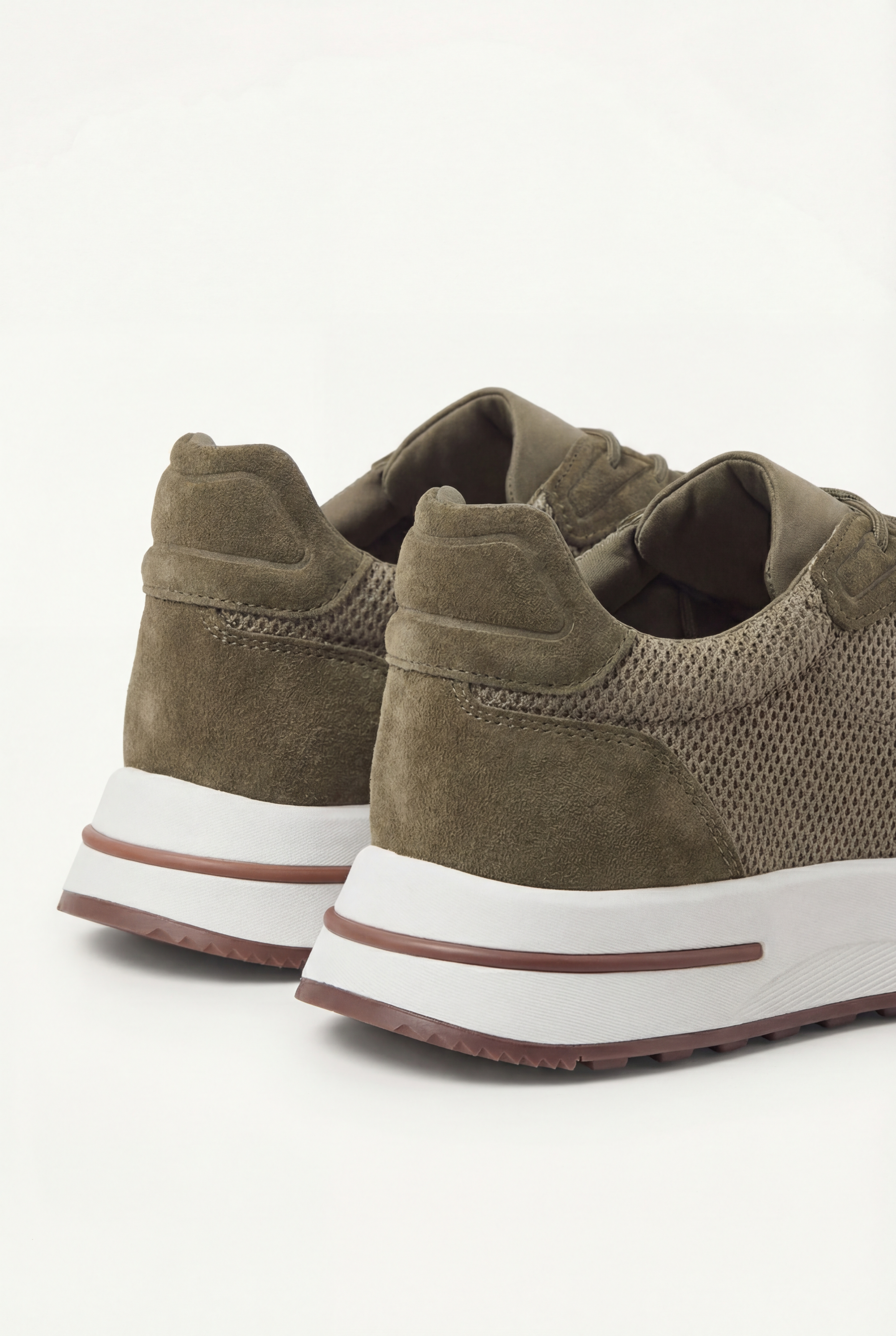 Cavalién Trainer Suede Olive Green