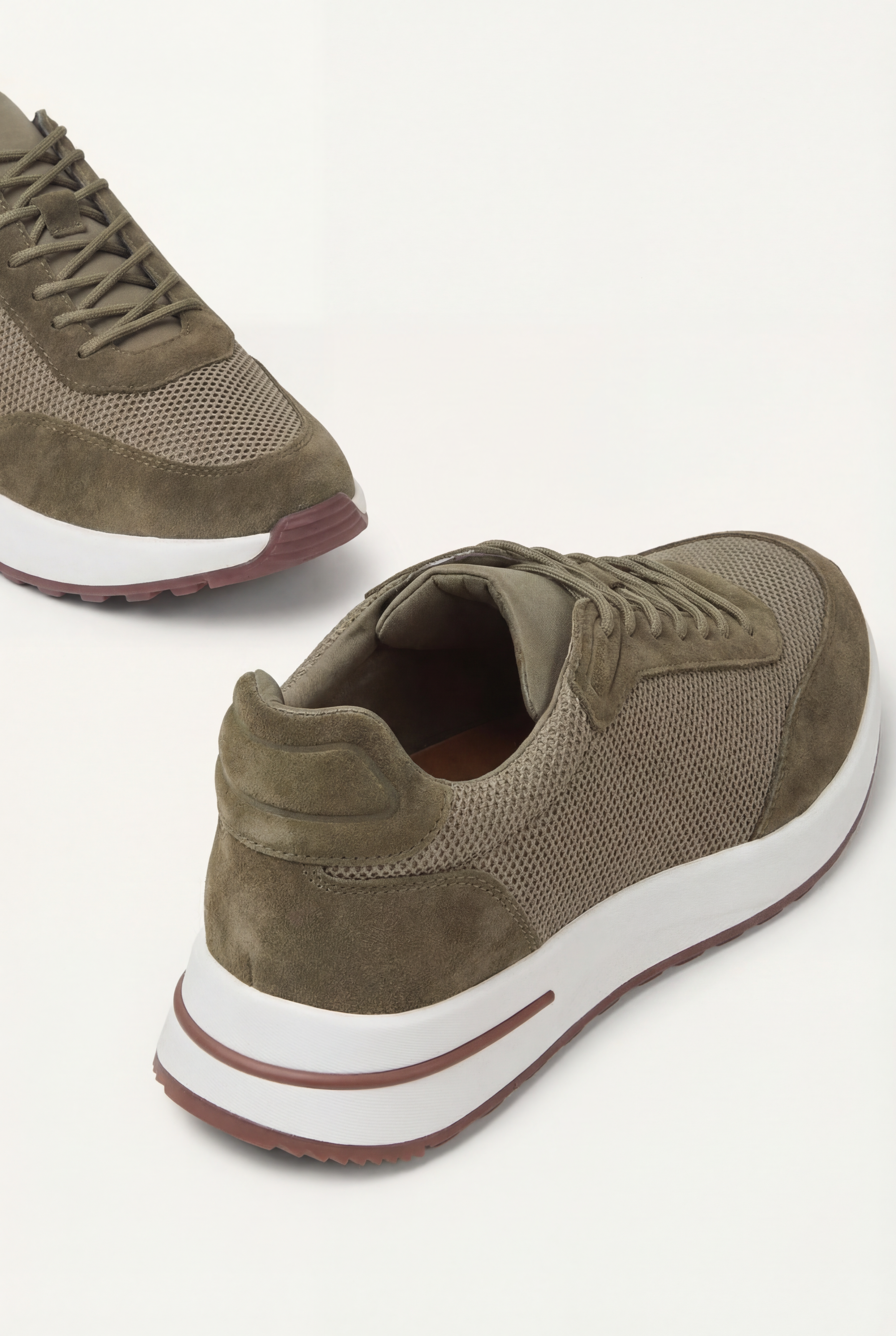 Cavalién Trainer Suede Olive Green