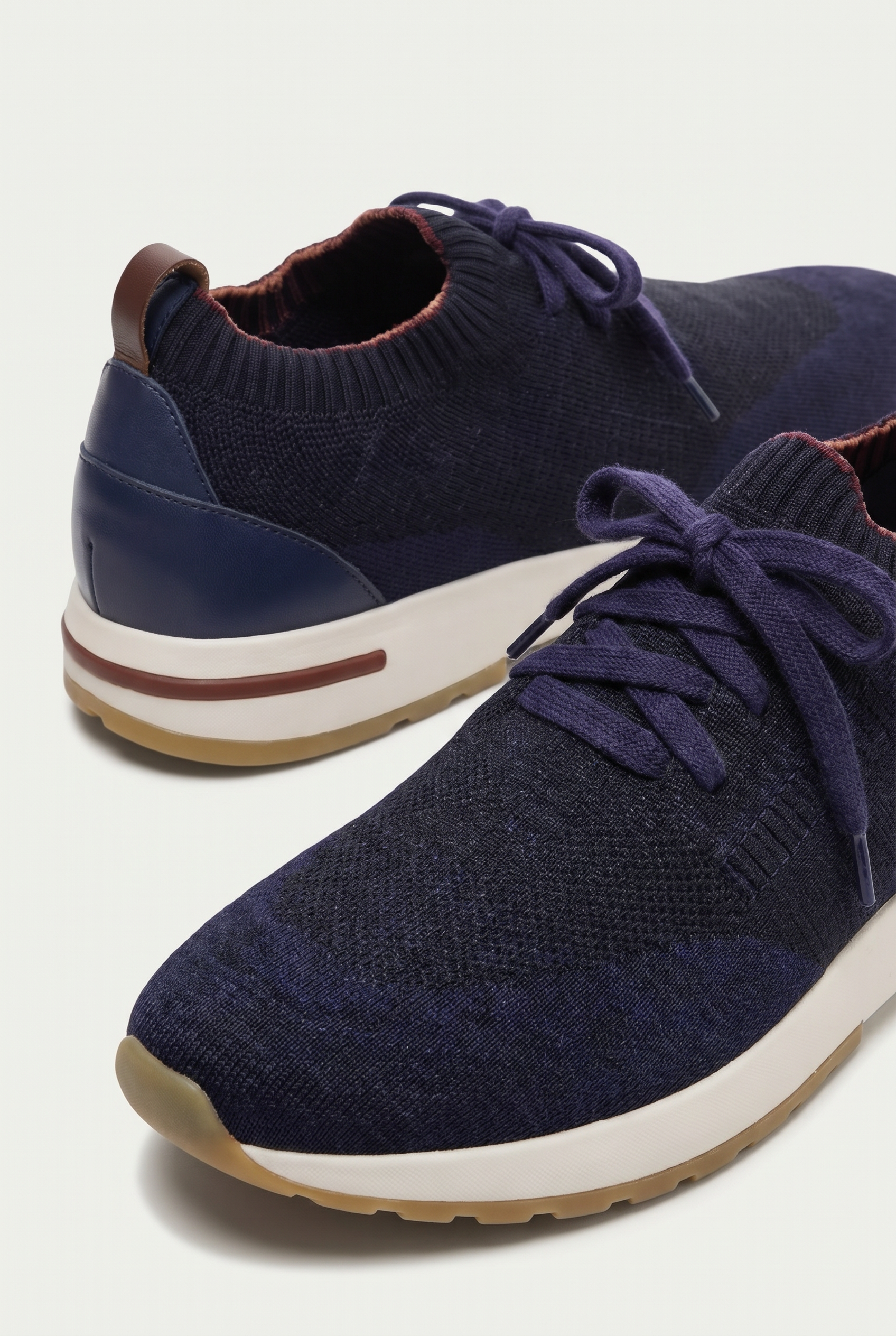 Cavalién Knit Sneaker Navy