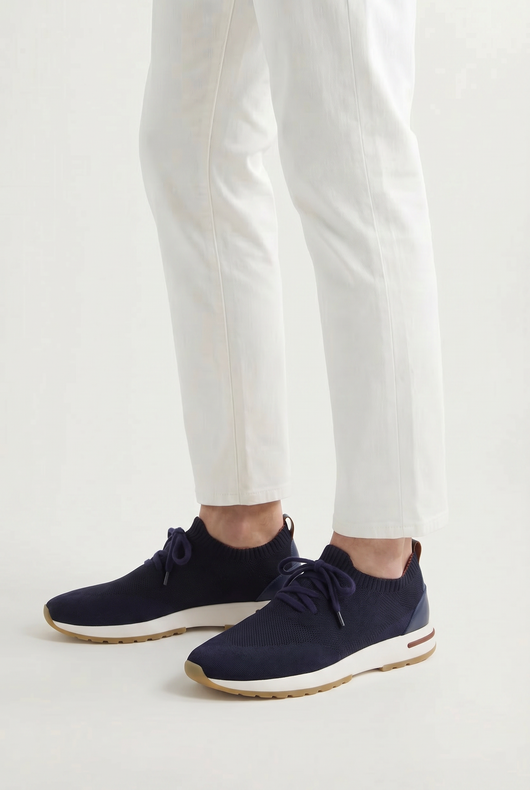 Cavalién Knit Sneaker Navy