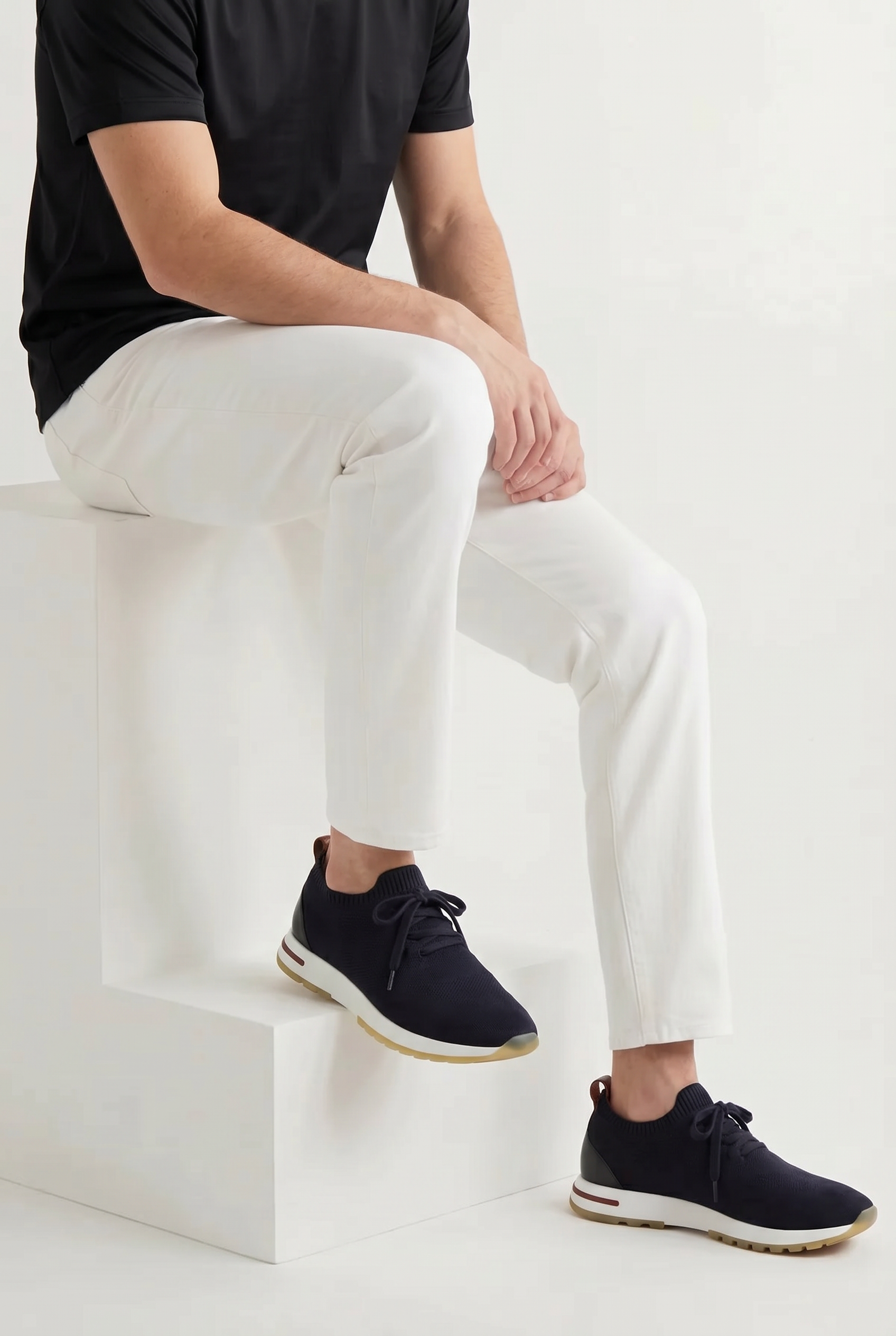 Cavalién Knit Sneaker Onyx