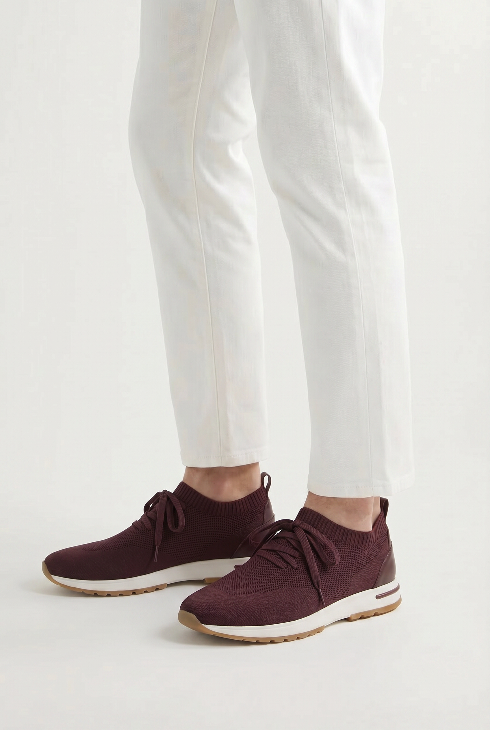 Cavalién Knit Sneaker Bordeaux