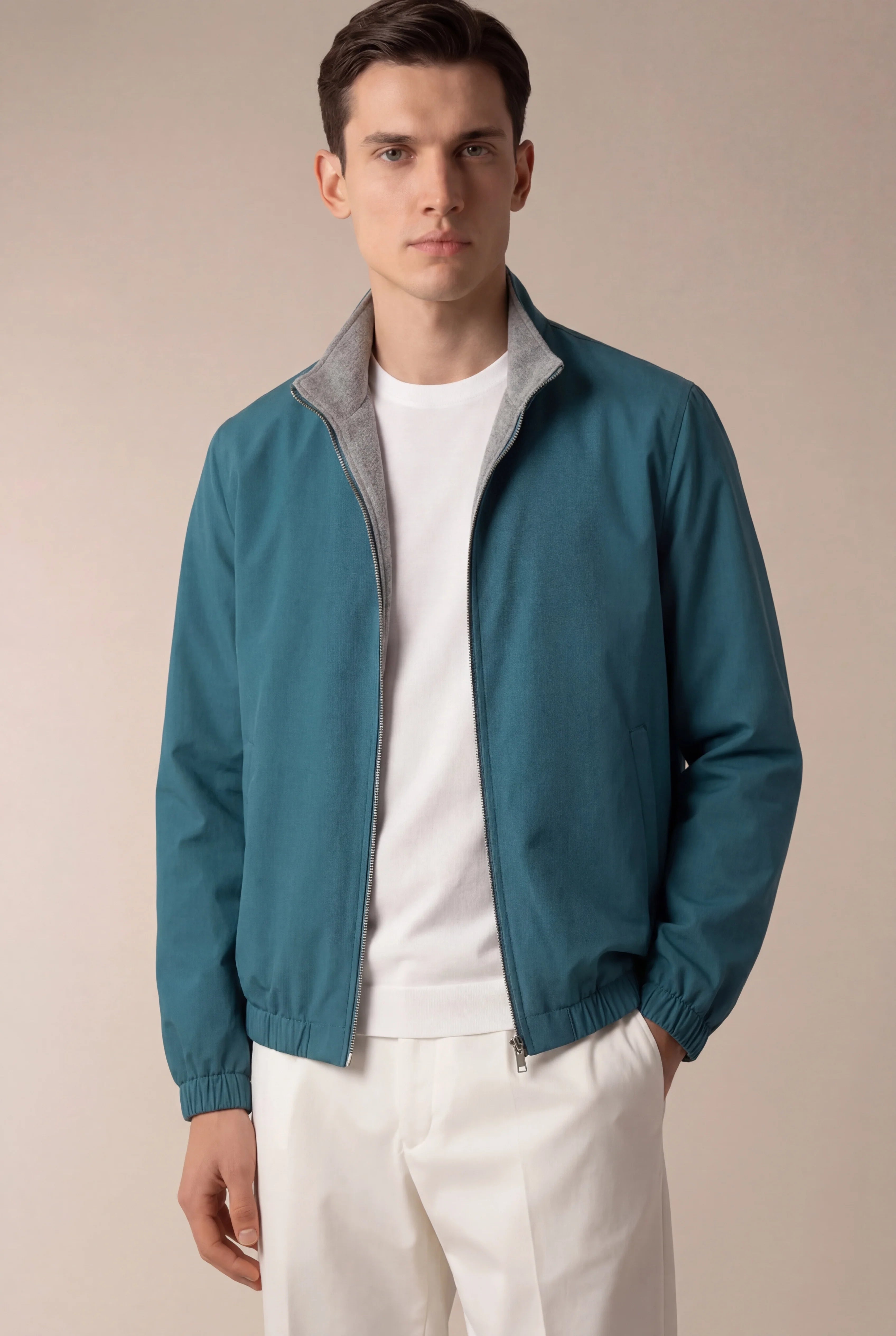 Tech Reversible Jacket Teal
